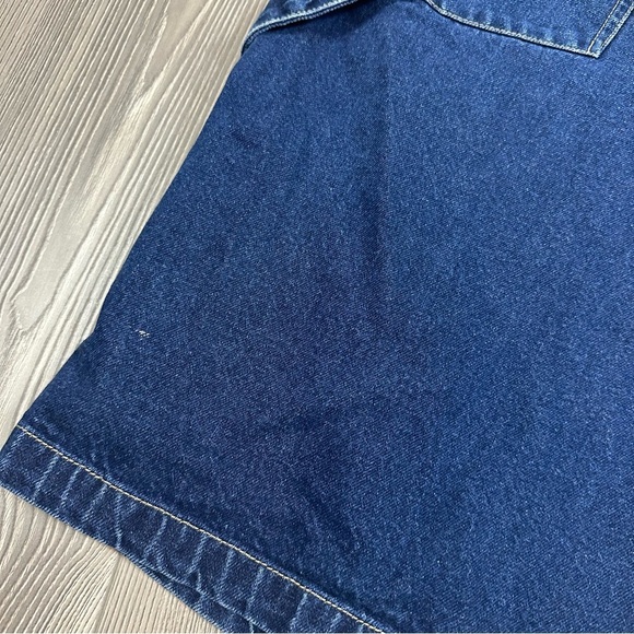 ecko unltd Y2K Dark Wash Jean Shorts Carpenter Style Baggy Denim Men’s 36 - Picture 7 of 9